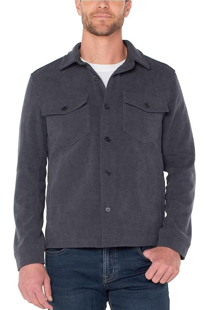 Long Sleeve Corduroy Overshirt