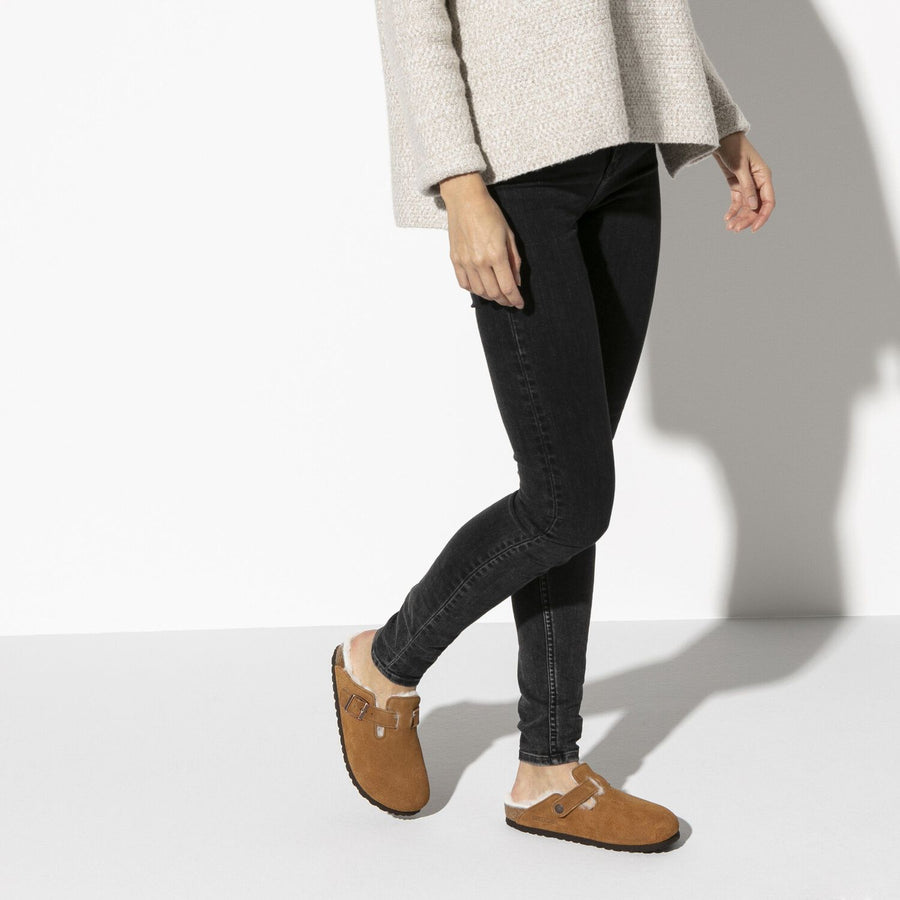 Boston Shearling Suede Leather Narrow