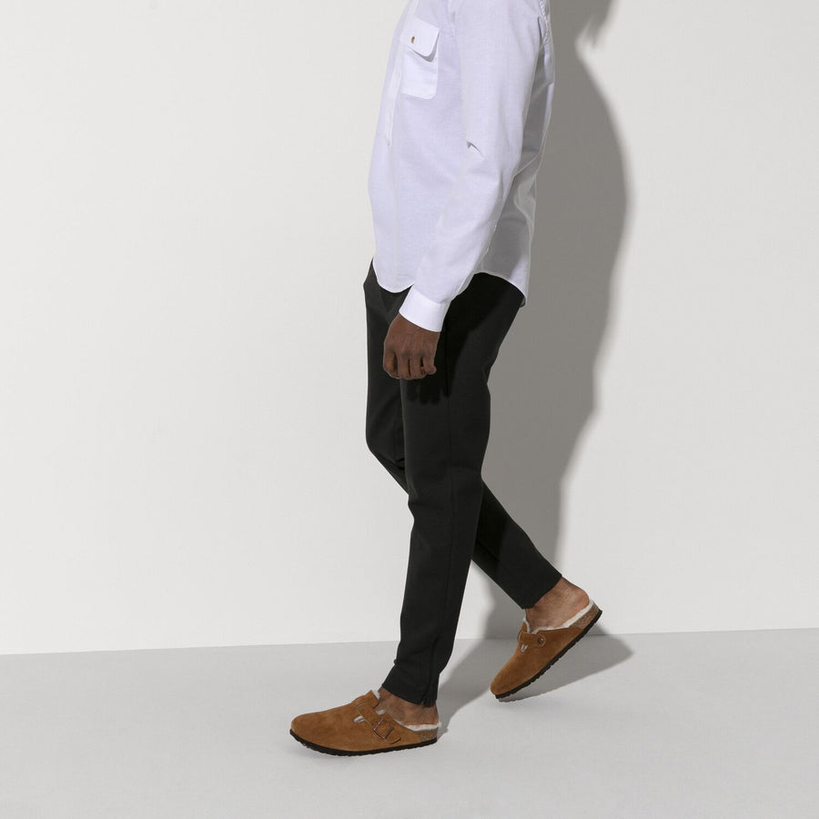 Boston Shearling Suede Leather Narrow