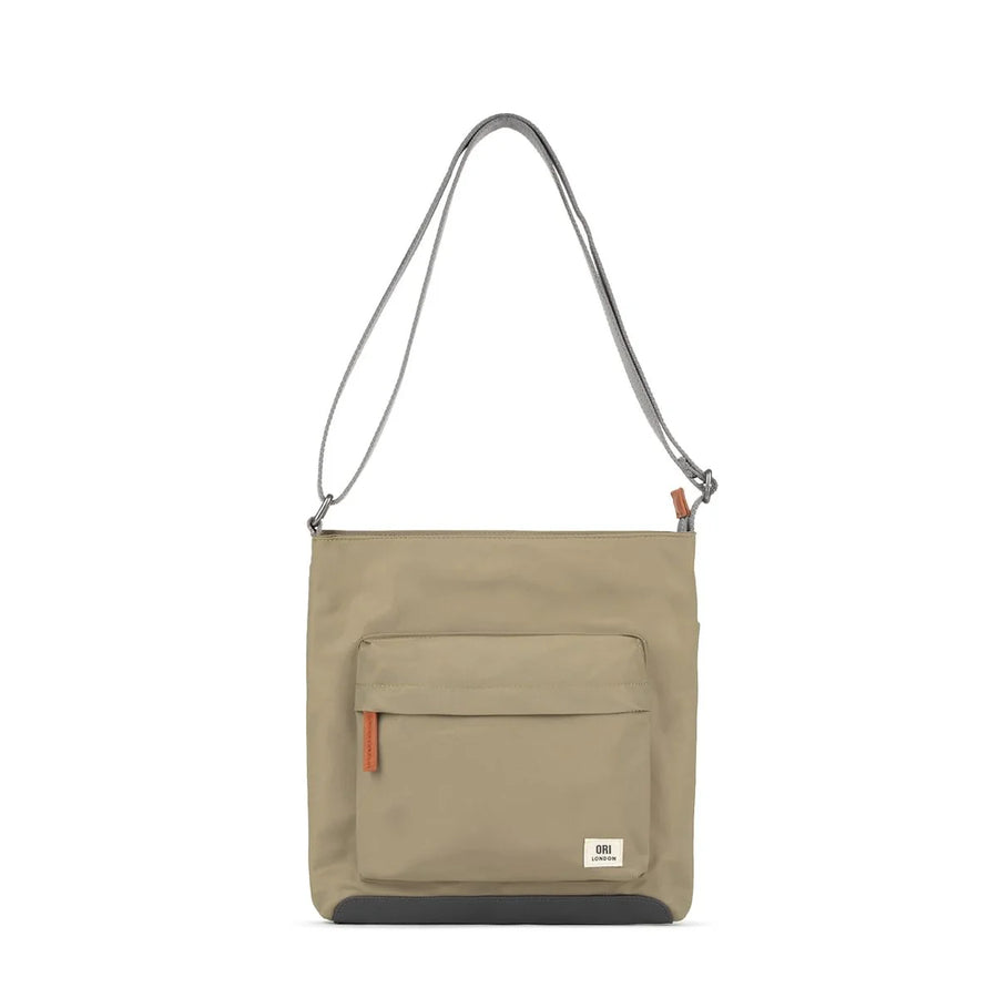 Kennington B Taupe Recycled Nylon Crossbody