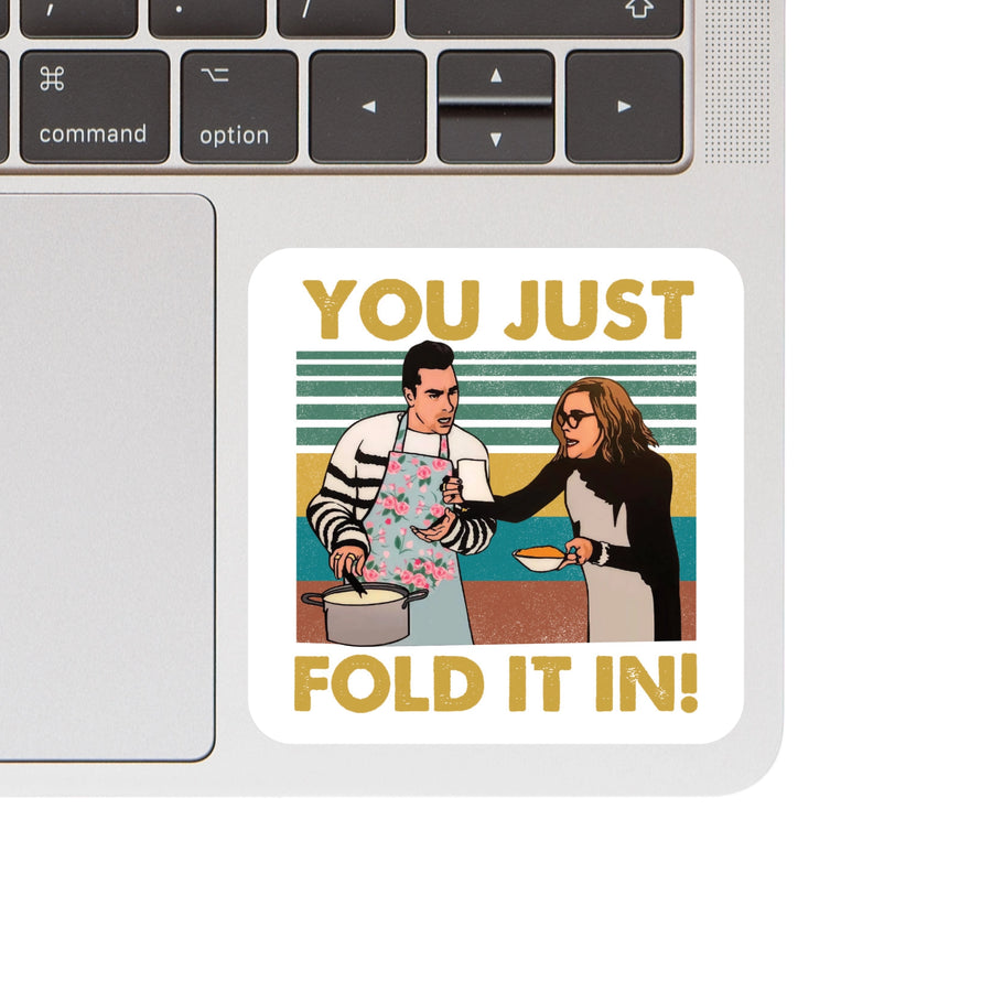 Fold It In Sticker