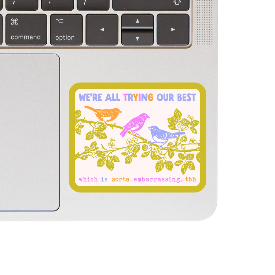 Sarcastic Bird Sticker