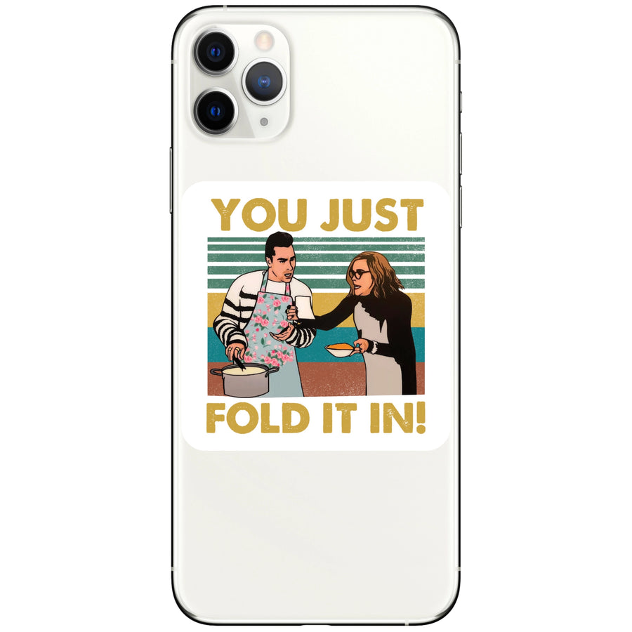 Fold It In Sticker