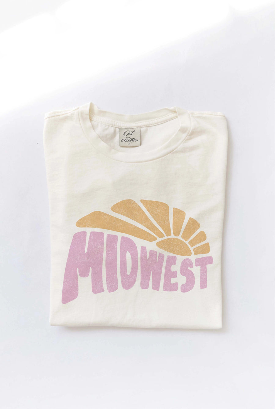 Midwest Sunshine Mineral Washed Graphic Top