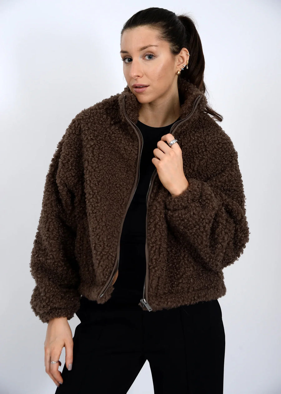 Janna Sherpa Zip-up