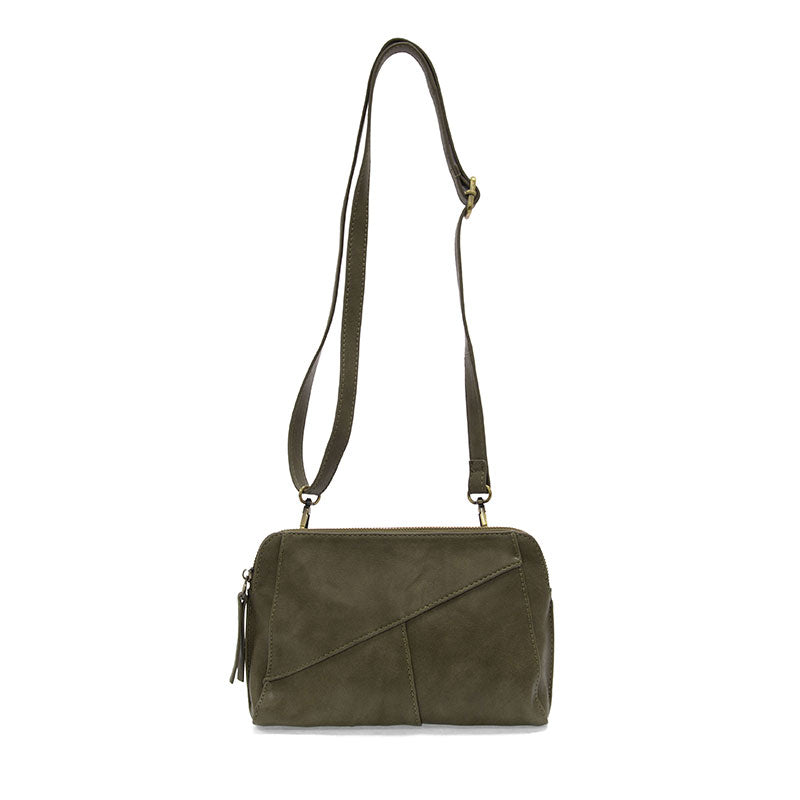 Gigi Crossbody with Woven Wristlet Strap