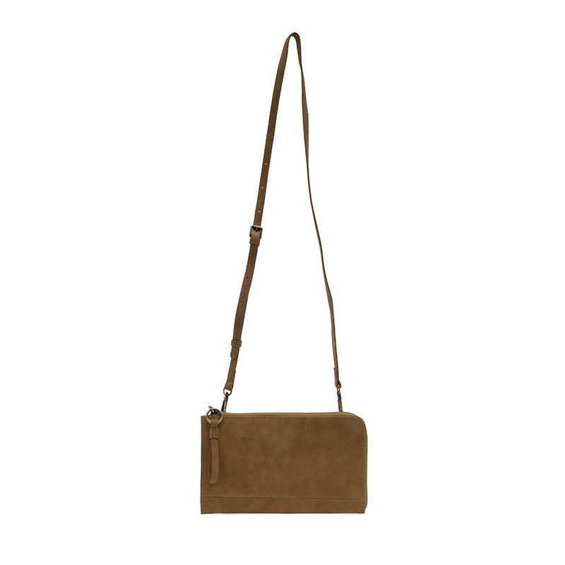 Faux Suede Karina Wristlet & Wallet