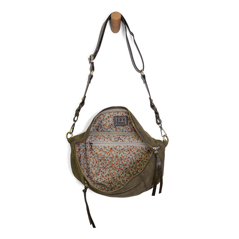 Nina Faux Suede Sling Crossbody