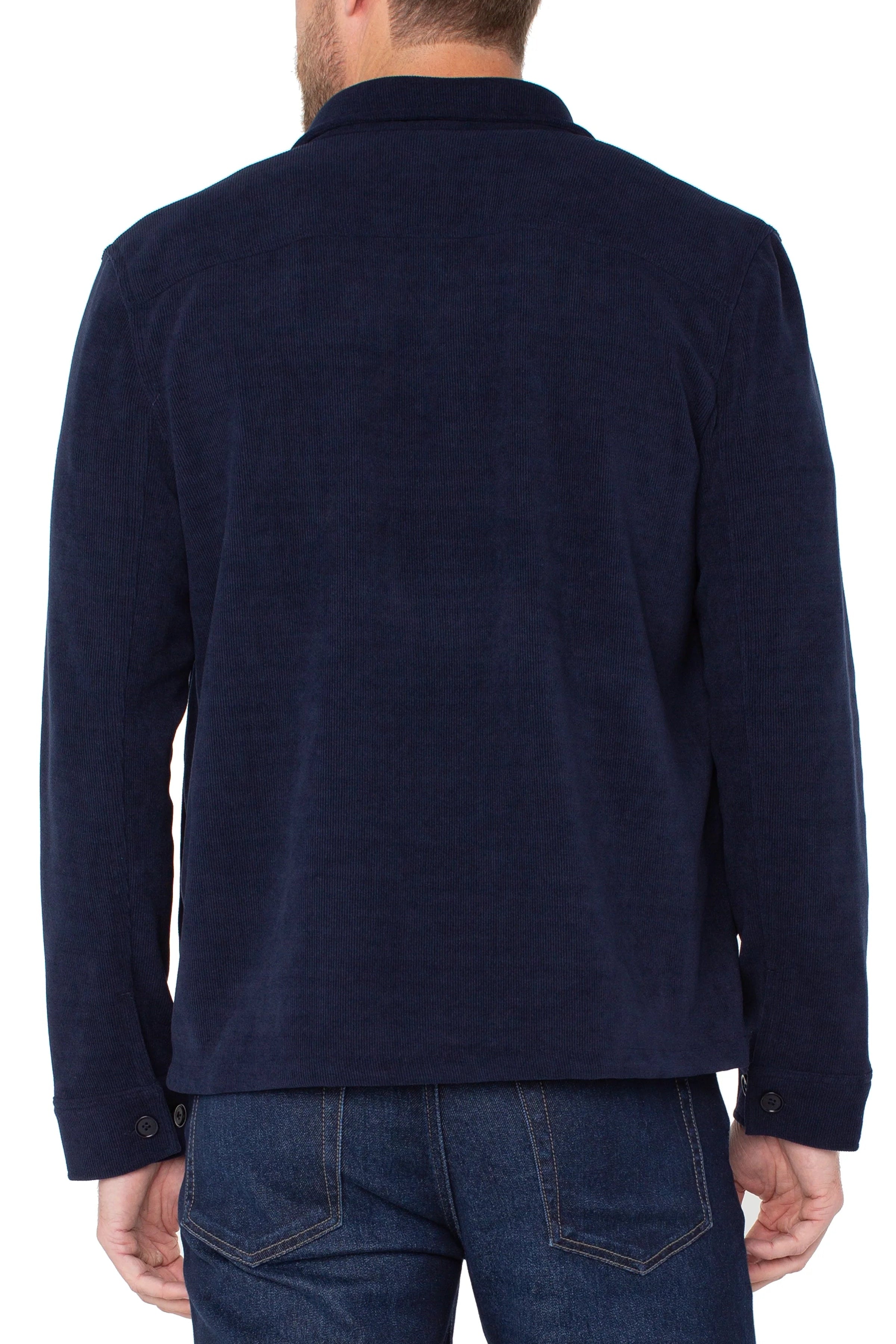 Long Sleeve Corduroy Overshirt