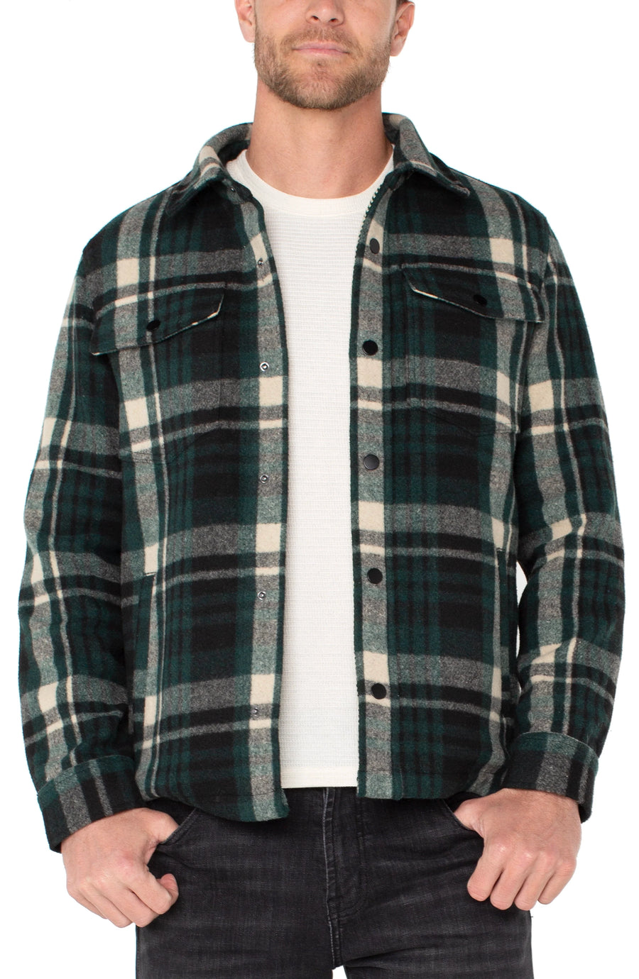 Plaid Shirt Jacket