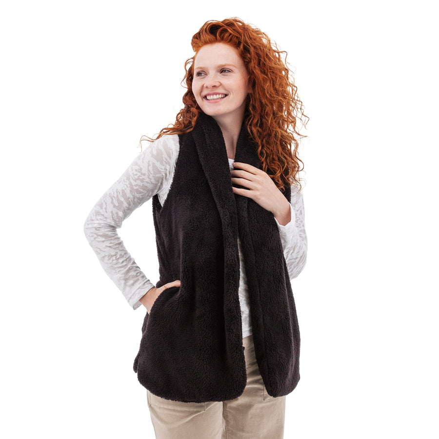 Cozy Open Front Vest