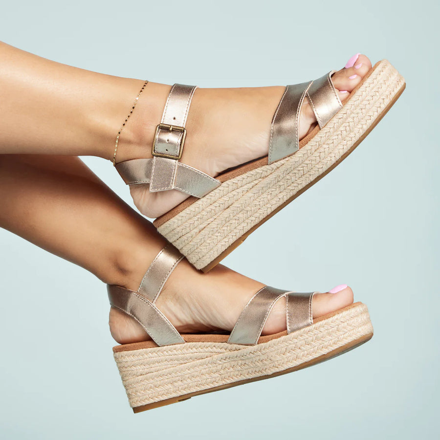 Toms Audrey Wedge Sandal