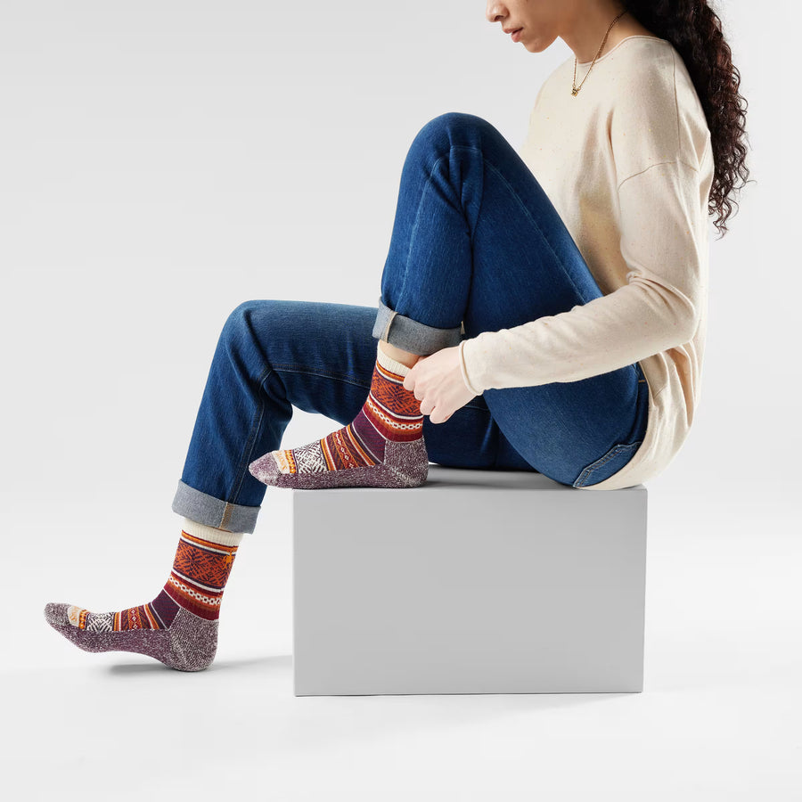Everyday Cozy Fair Isle Sweater Crew Socks