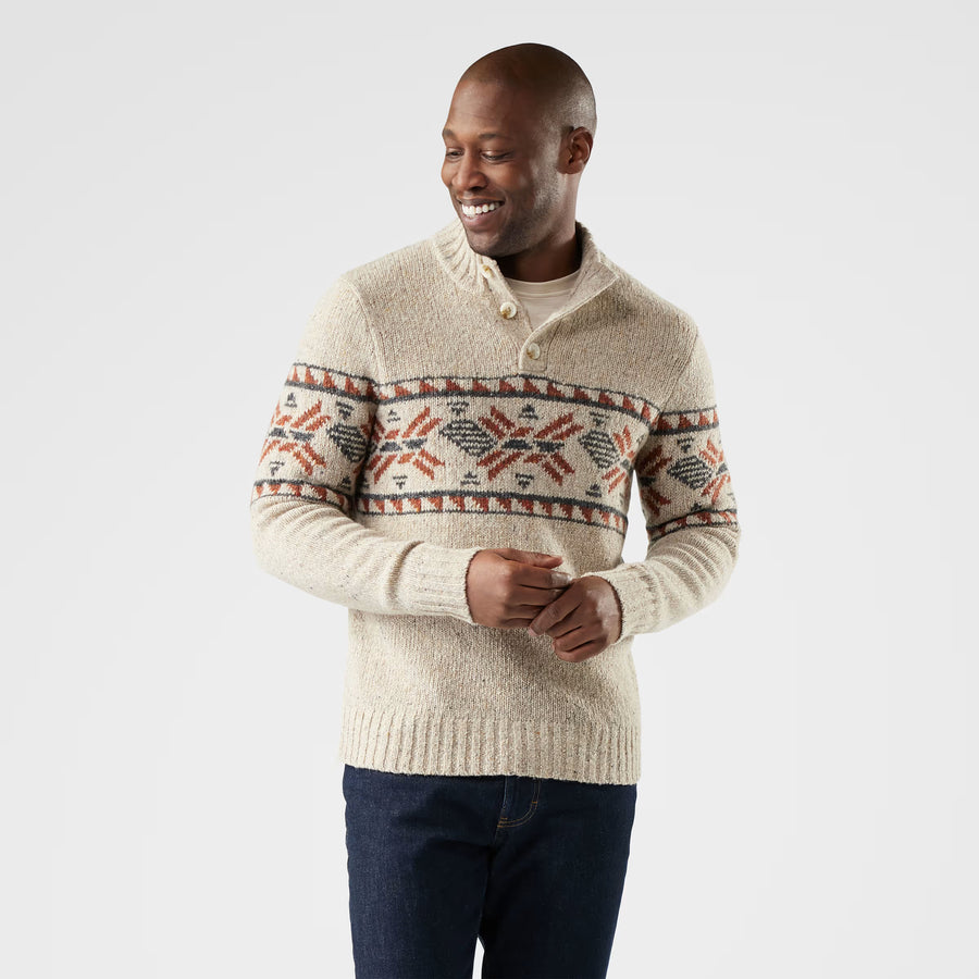 Men's Heavy Henley Sweater