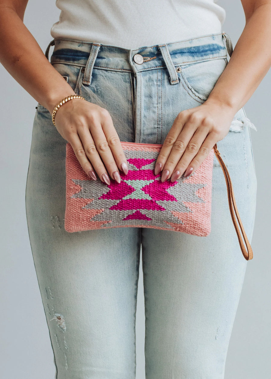 Aztec Wristlet