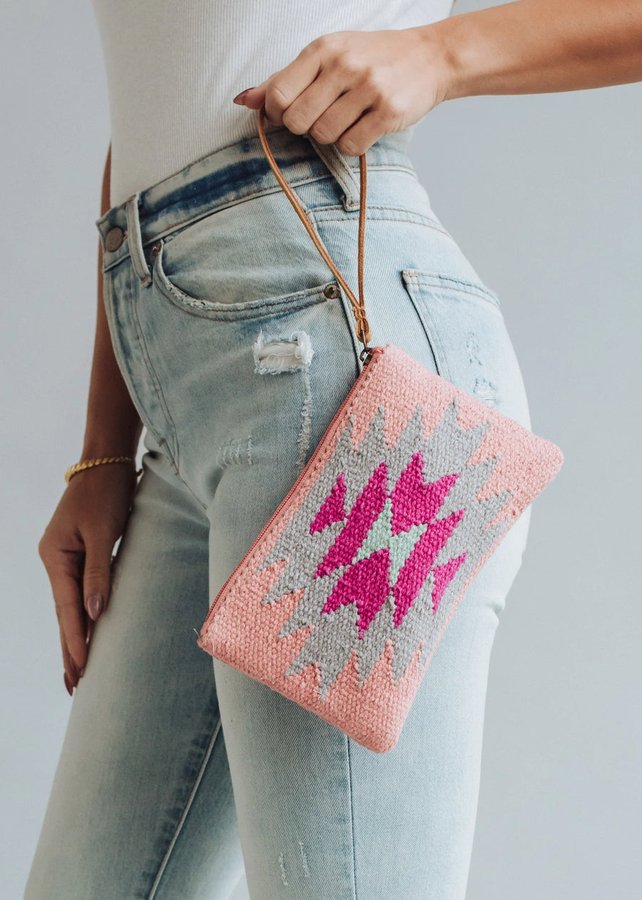 Aztec Wristlet