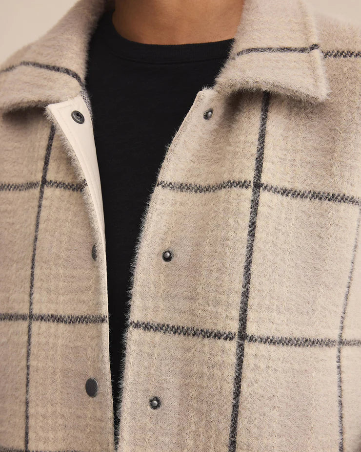 Bronx Plaid Sweater Knit Jacket