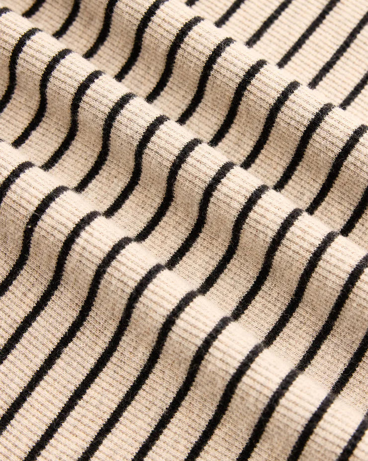Eve Stripe Henley Long Sleeve