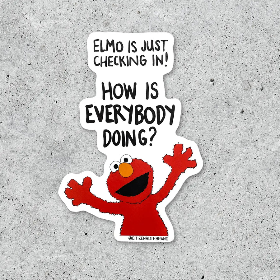 Elmo Vinyl Sticker