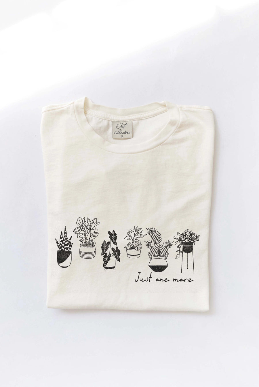 Just One More Mineral Washed Graphic Top