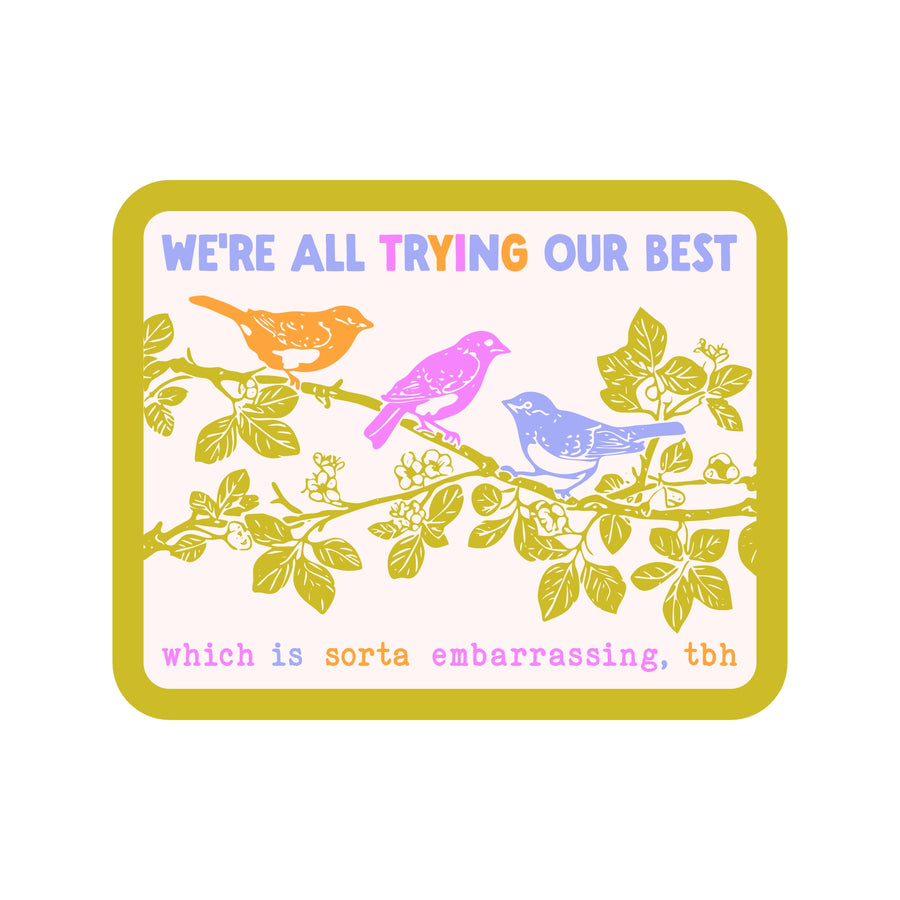 Sarcastic Bird Sticker
