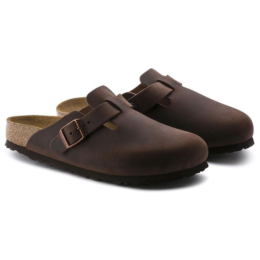 Boston Soft Footbed Oiled Leather Narrow