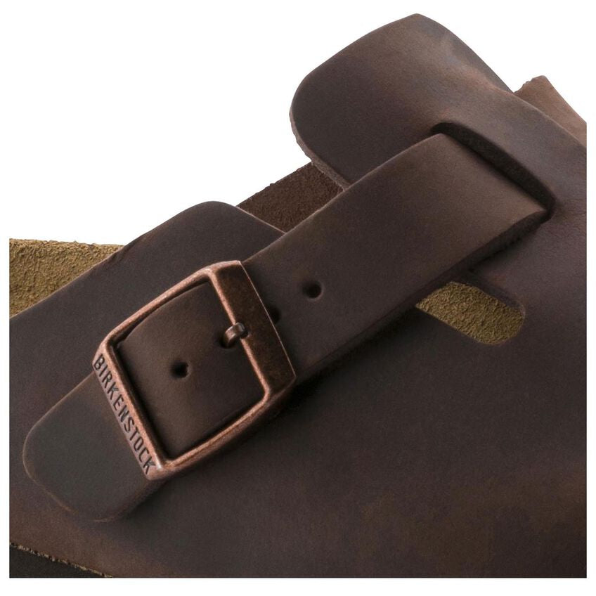 Boston Soft Footbed Oiled Leather Narrow
