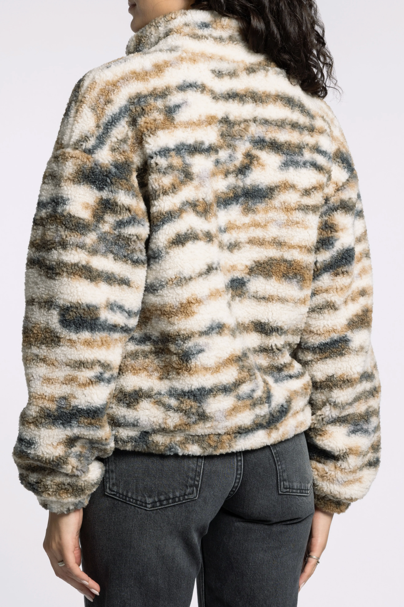 Leona Denim & Faux Shearling Jacket