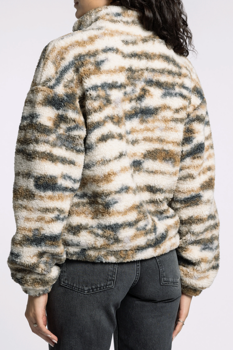 Leona Denim & Faux Shearling Jacket