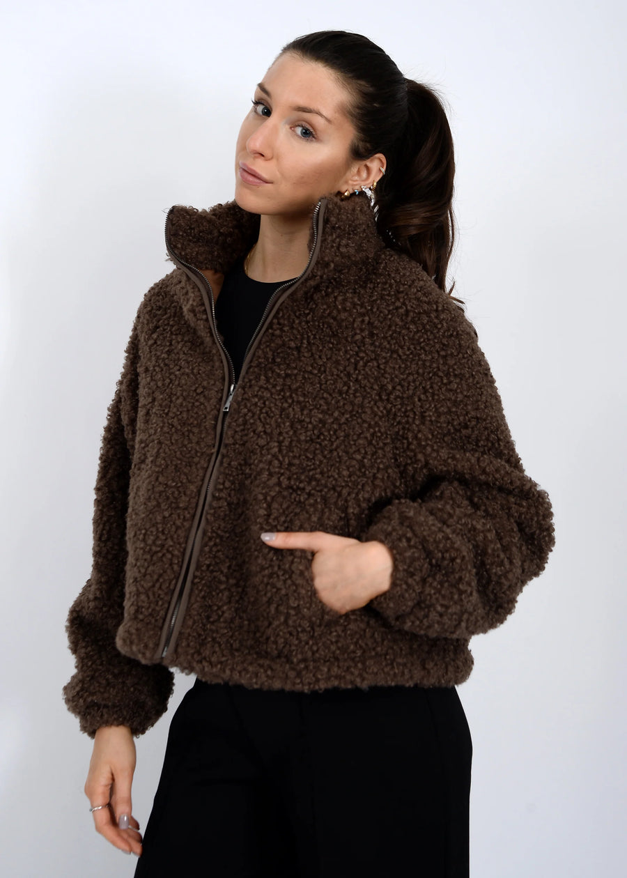 Janna Sherpa Zip-up