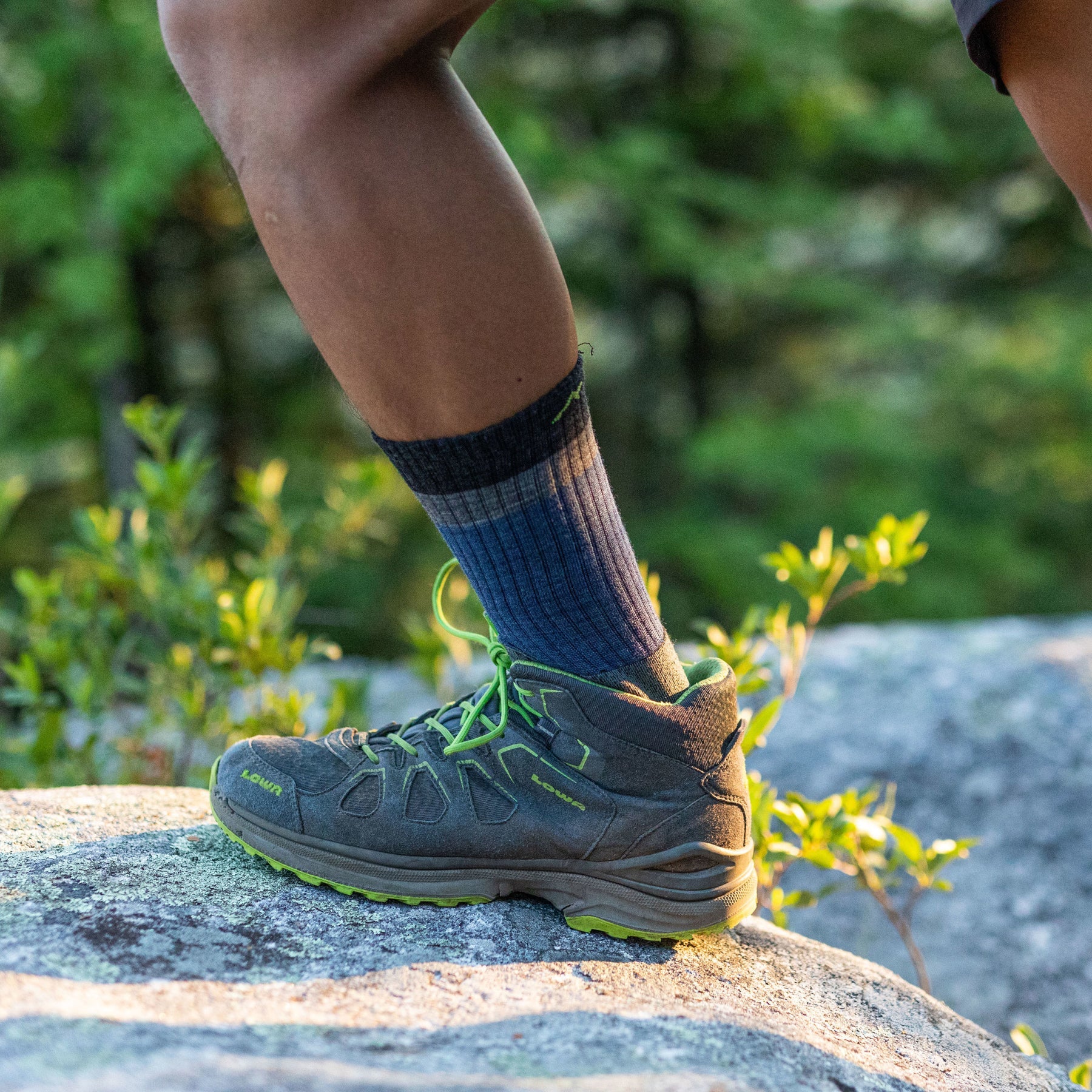 Darn Tough Men's Heady Stripe Micro Crew Lightweight Hiking Sock