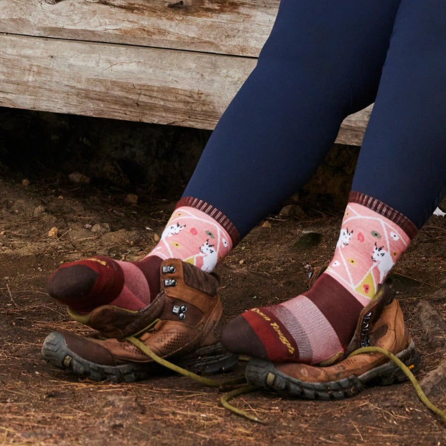 Darn Tough Women's Critter Club Micro Crew Lightweight Hiking Socks