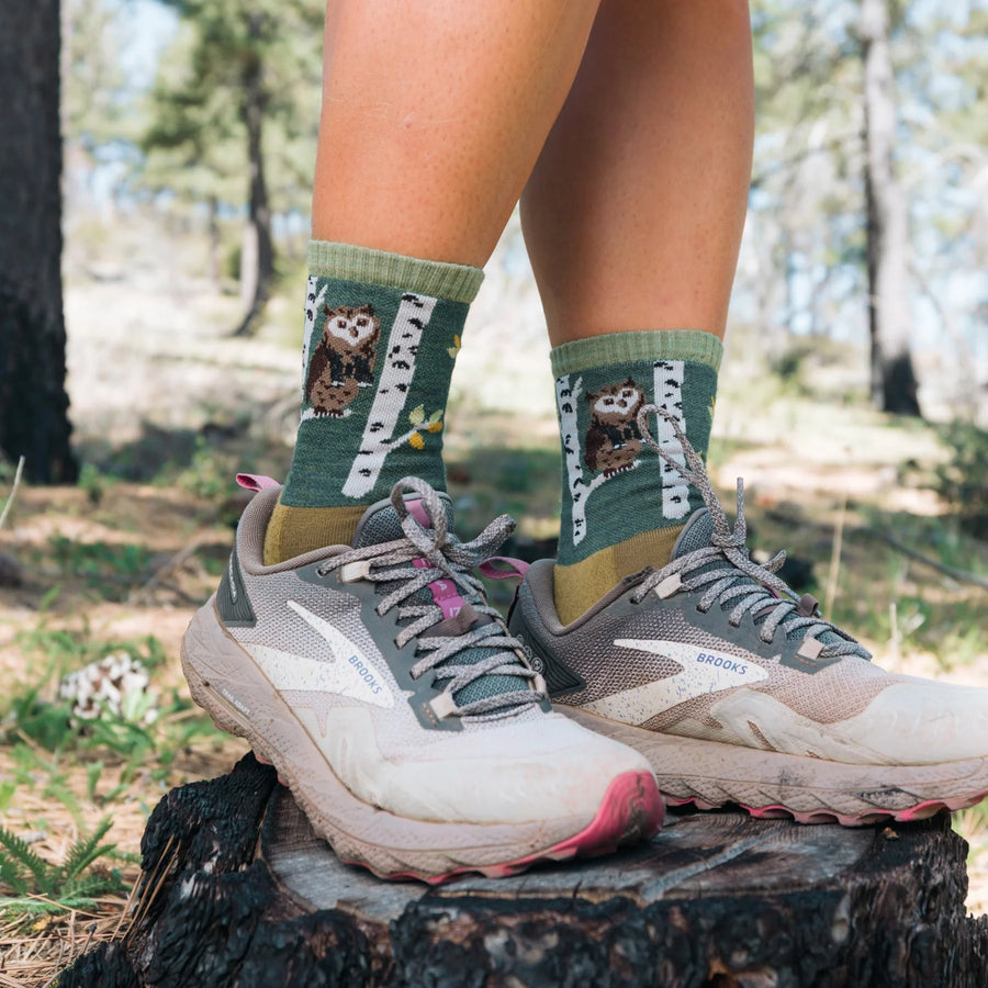 Darn Tough Women's Critter Club Micro Crew Lightweight Hiking Socks