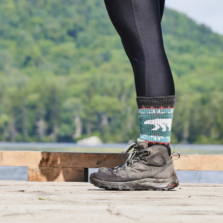 Darn Tough Women's Vanna Grizzle Boot Midweight Hiking Socks