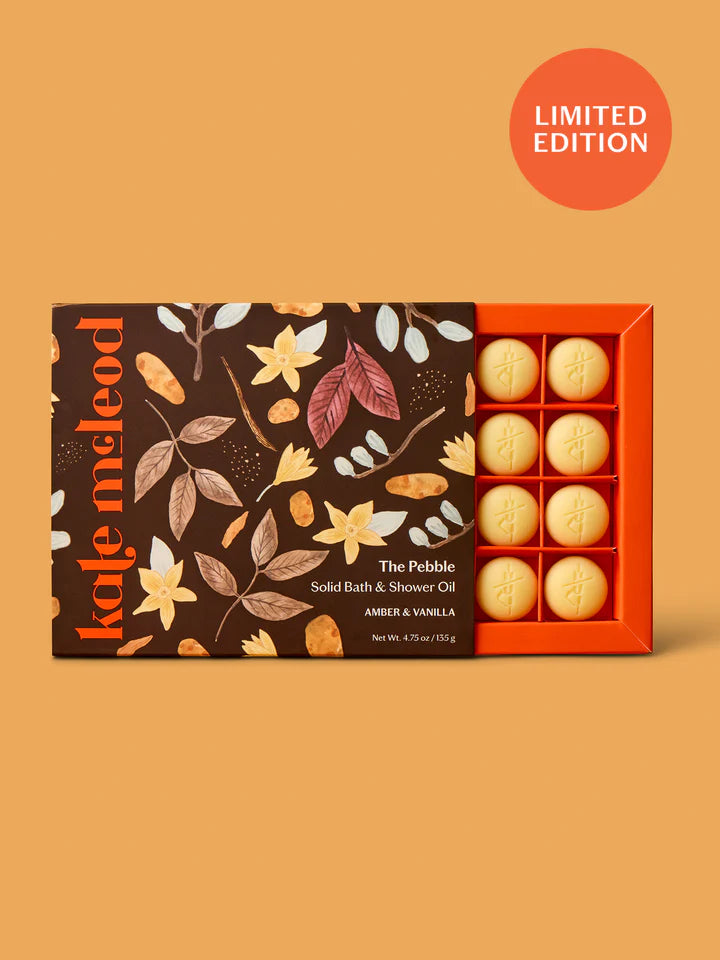 Amber & Vanilla Pebble Bath & Shower Oil