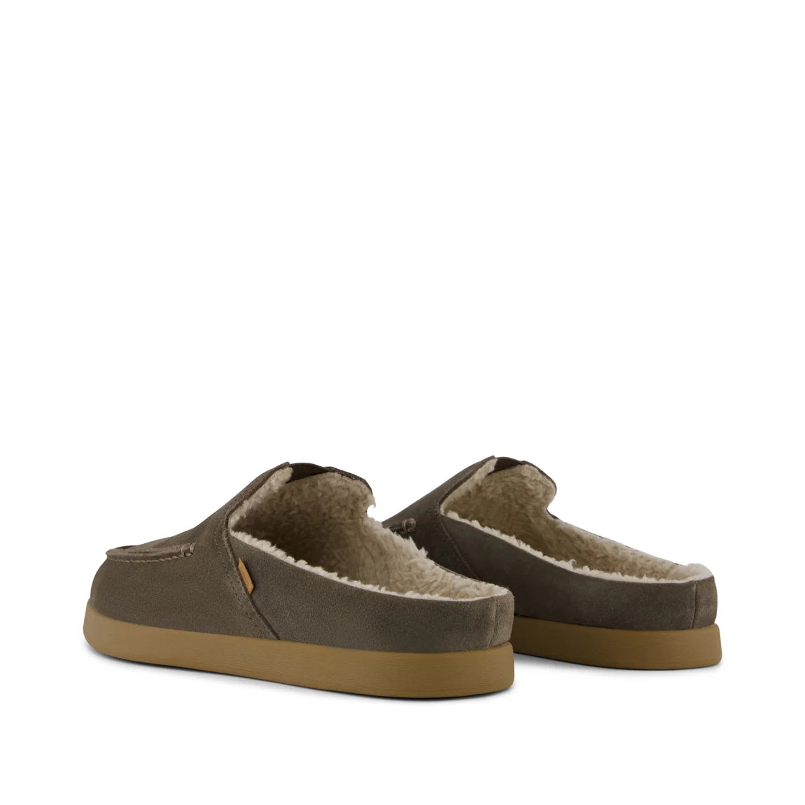 Alonso Suede Faux Shearling Mule