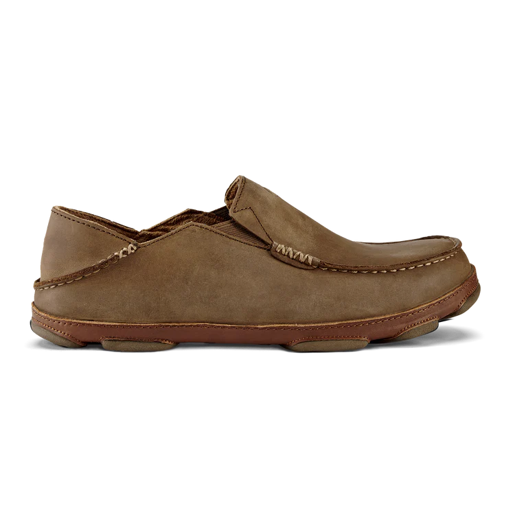 Olukai Men's Moloa Leather Slip On Shoes