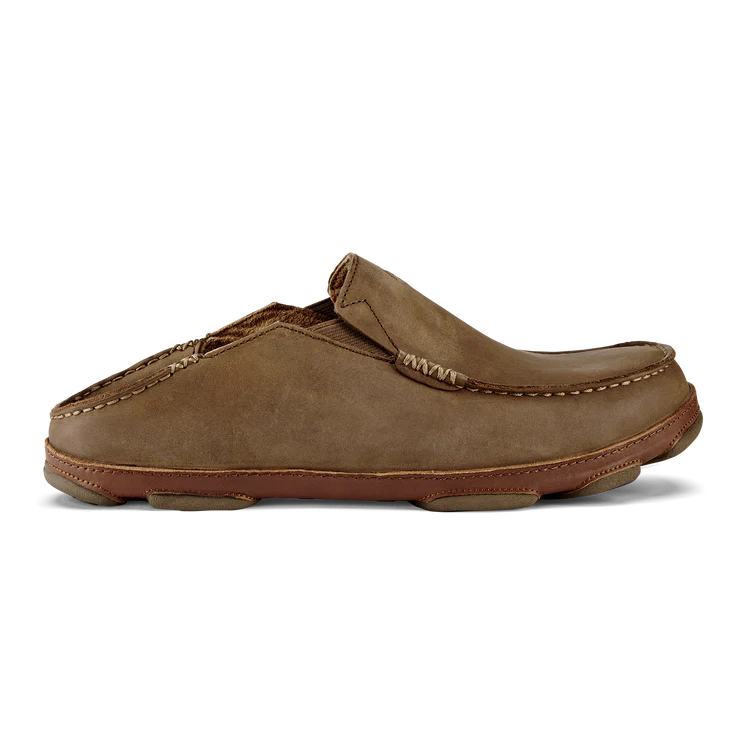 Olukai Men's Moloa Leather Slip On Shoes