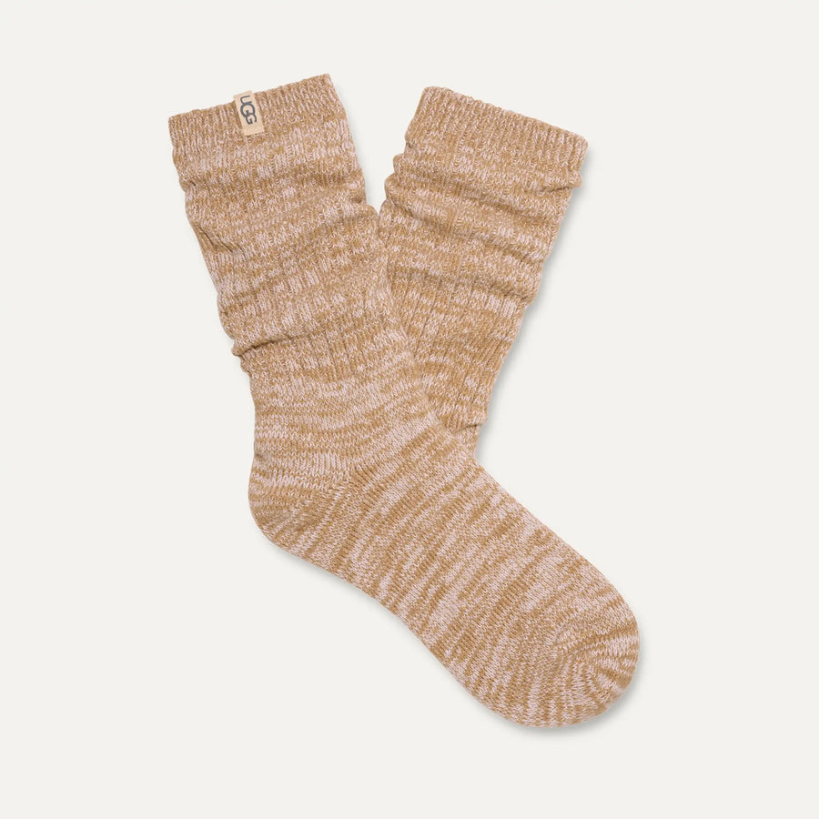 UGG Women's Rib Knit Slouchy Crew Sock