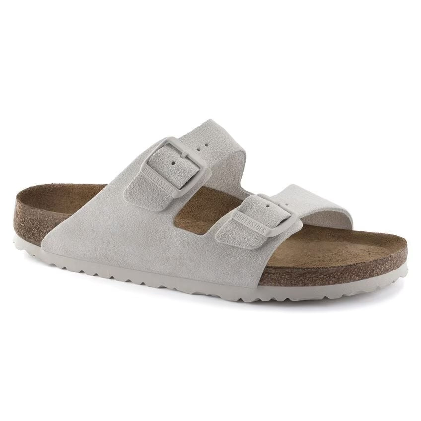 Birkenstock Arizona Soft Footbed Suede Leather Narrow