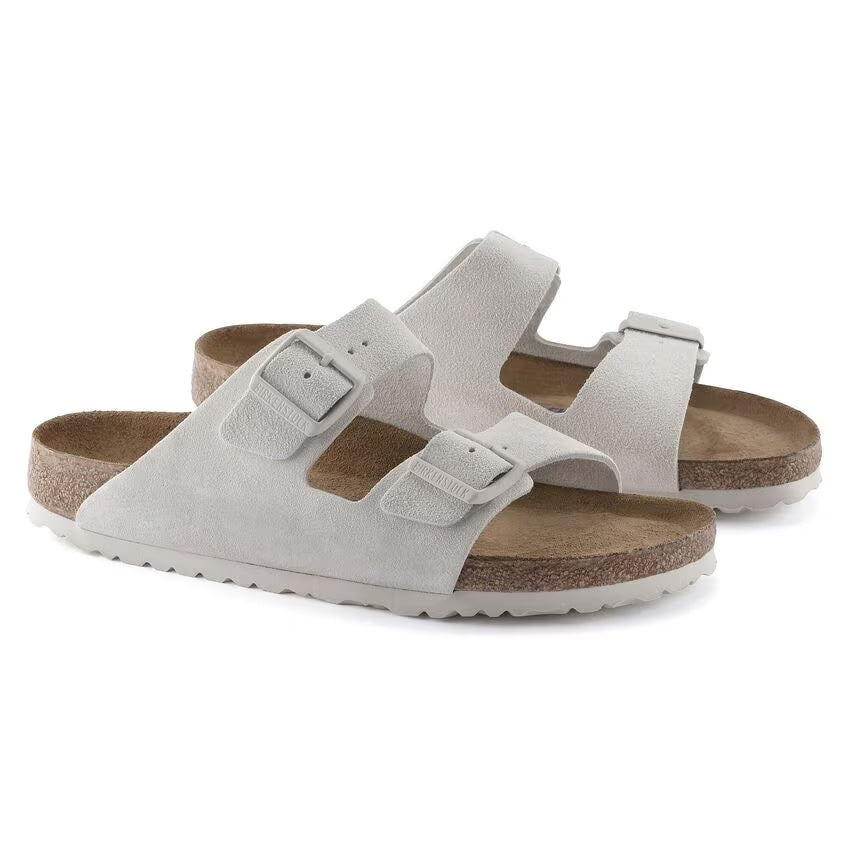 Birkenstock Arizona Soft Footbed Suede Leather Narrow