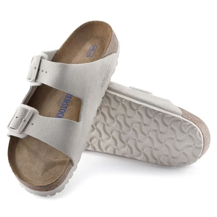 Birkenstock Arizona Soft Footbed Suede Leather Narrow