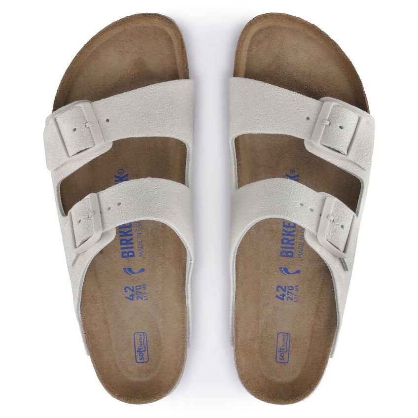 Birkenstock Arizona Soft Footbed Suede Leather Narrow