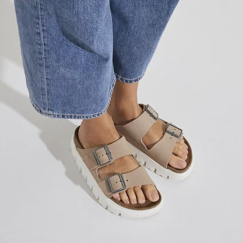 Birkenstock Arizona Chunky Suede Narrow