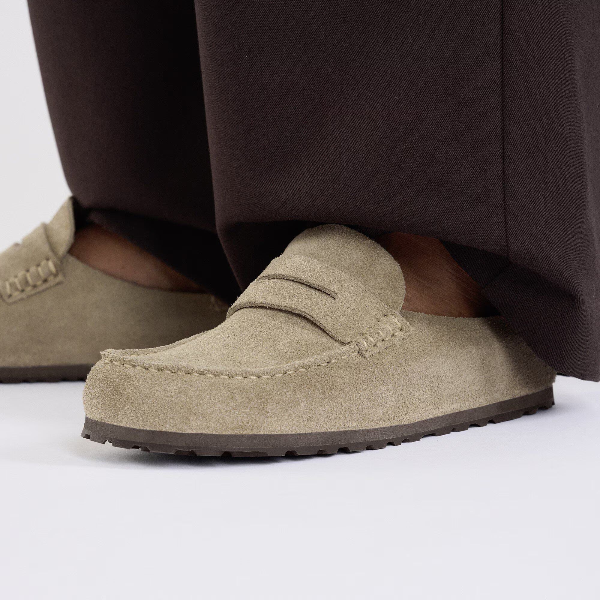 Birkenstock Naples Wrapped Suede Loafer N
