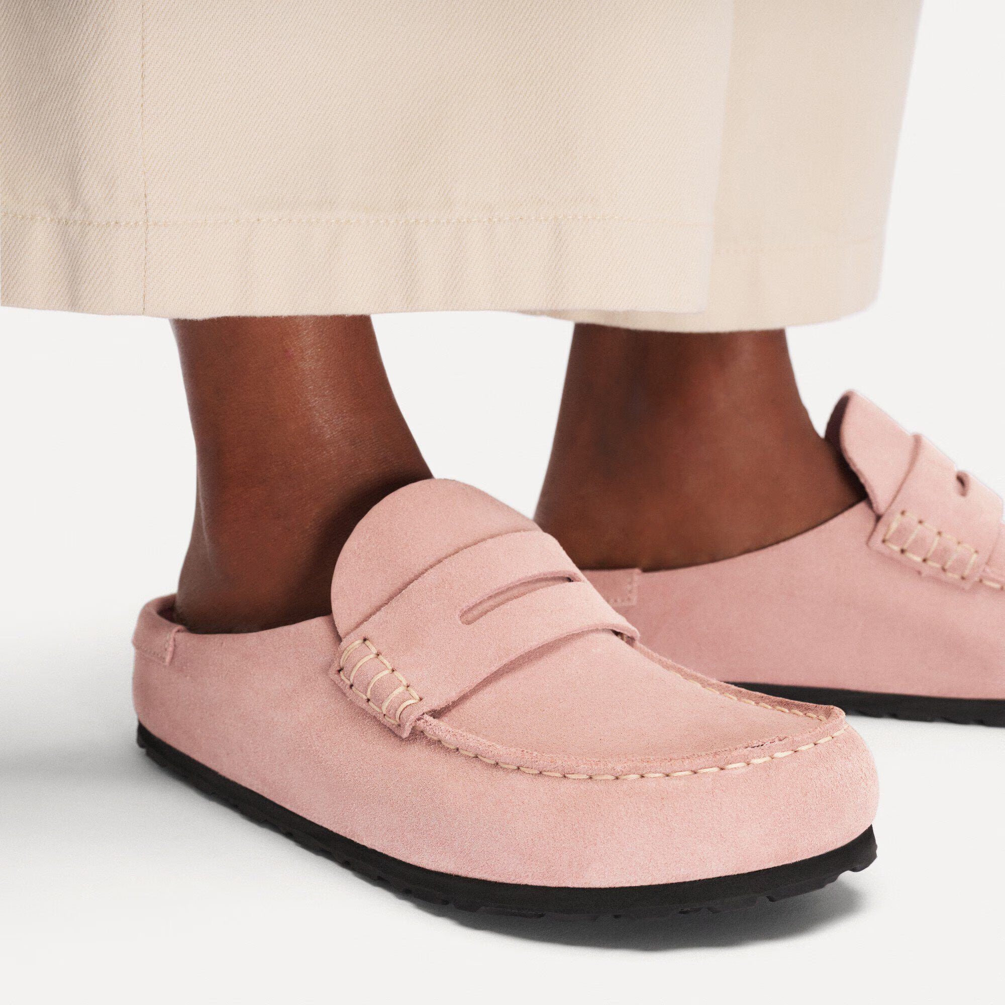 Birkenstock Naples Wrapped Suede Loafer Narrow