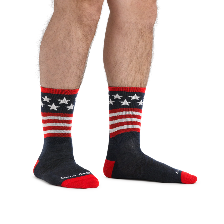 Darn Tough Men's Patriot Micro Crew Ultra-Lightweight Running Sock