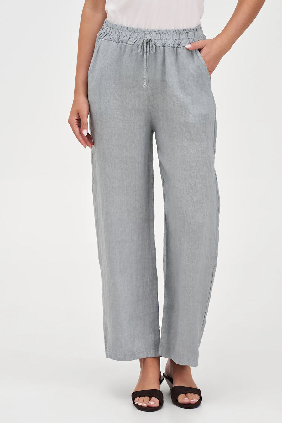 M Made in Italy Linen Pant