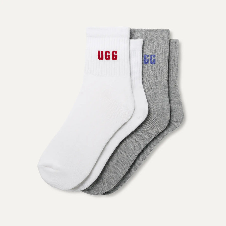 UGG Women's Quinlin Logo Quarter 2 Pack