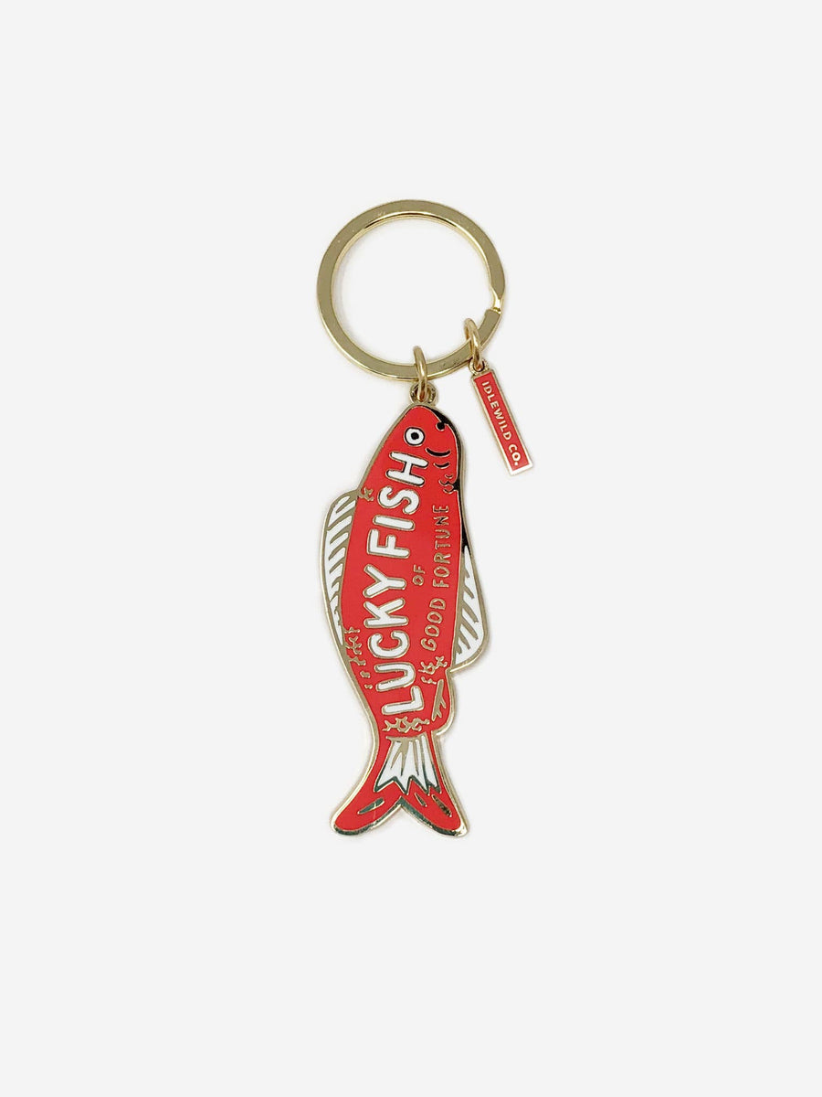Idlewild Enamel Keychain | Good Fortune Fish